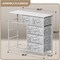 Sorbus Dresser with 9 Drawers - Furniture Storage Chest Tower Unit for Bedroom, Closet, etc - Steel Frame, Wood Top, Fabric Bins
